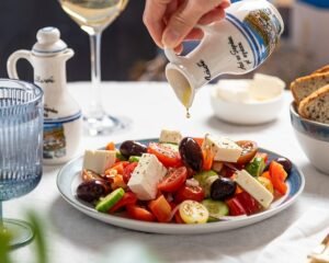 Healthy Olive Oil and Vinegar Salad Dressing Recipe